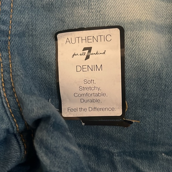 Soft Blue Denim Shorts Overalls Kids Toddler 4T - Picture 2 of 7